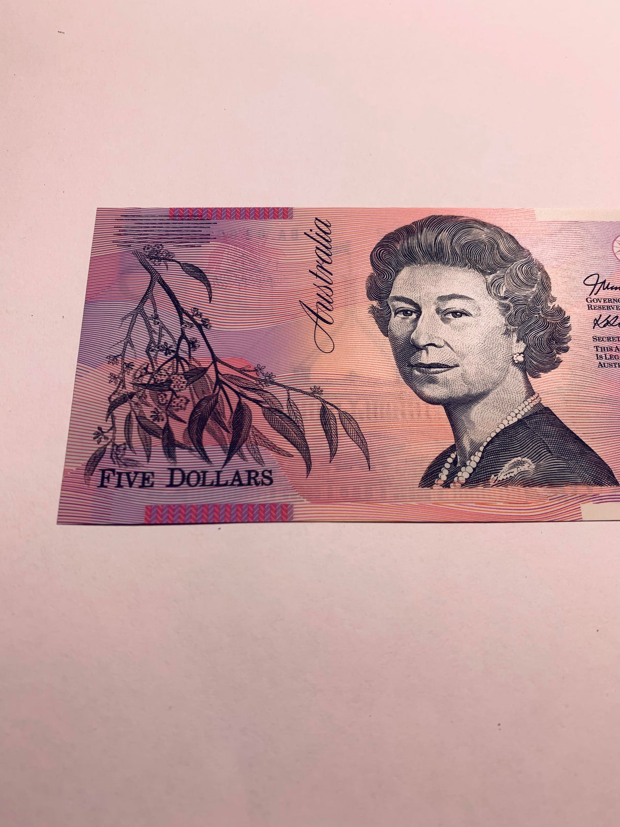 2002 $5 Note. First Prefix Banknote. Uncirculated. R220aF