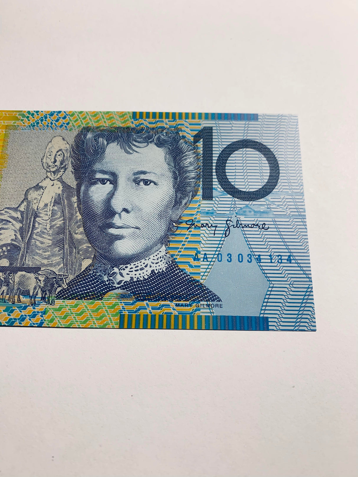 2003 $10 Banknote. First Prefix. Uncirculated. R320bL