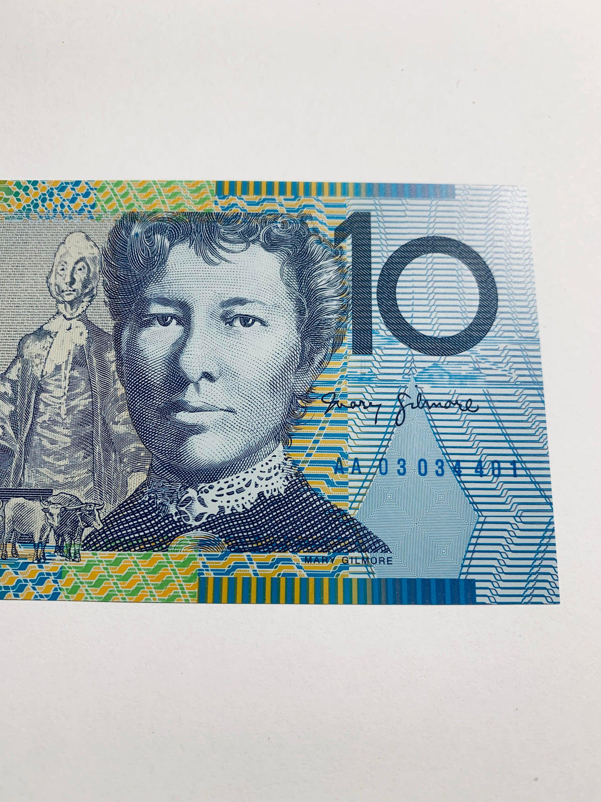 2003 $10 Banknote. First Prefix. Uncirculated. R320bL