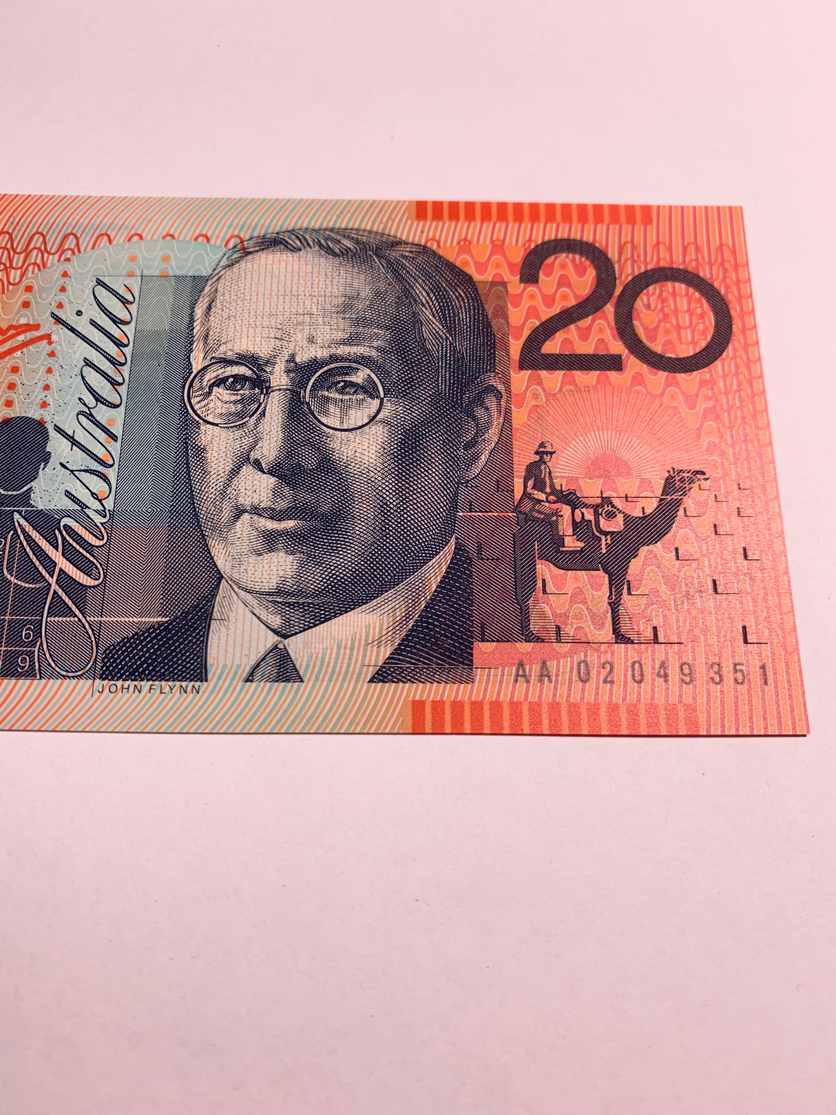 2002 $20 Banknote. First Prefix. Uncirculated. R420aF