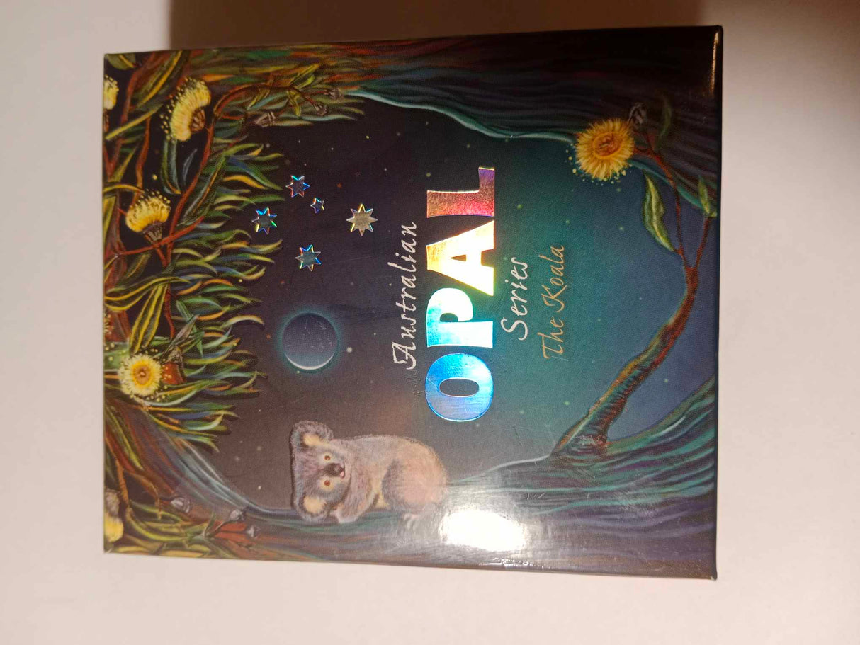 2012 $1 1oz Silver Proof Coin. Australian Opal Series. Koala.