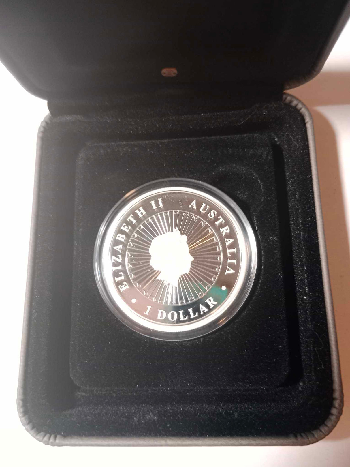 2012 $1 1oz Silver Proof Coin. Australian Opal Series. Koala.