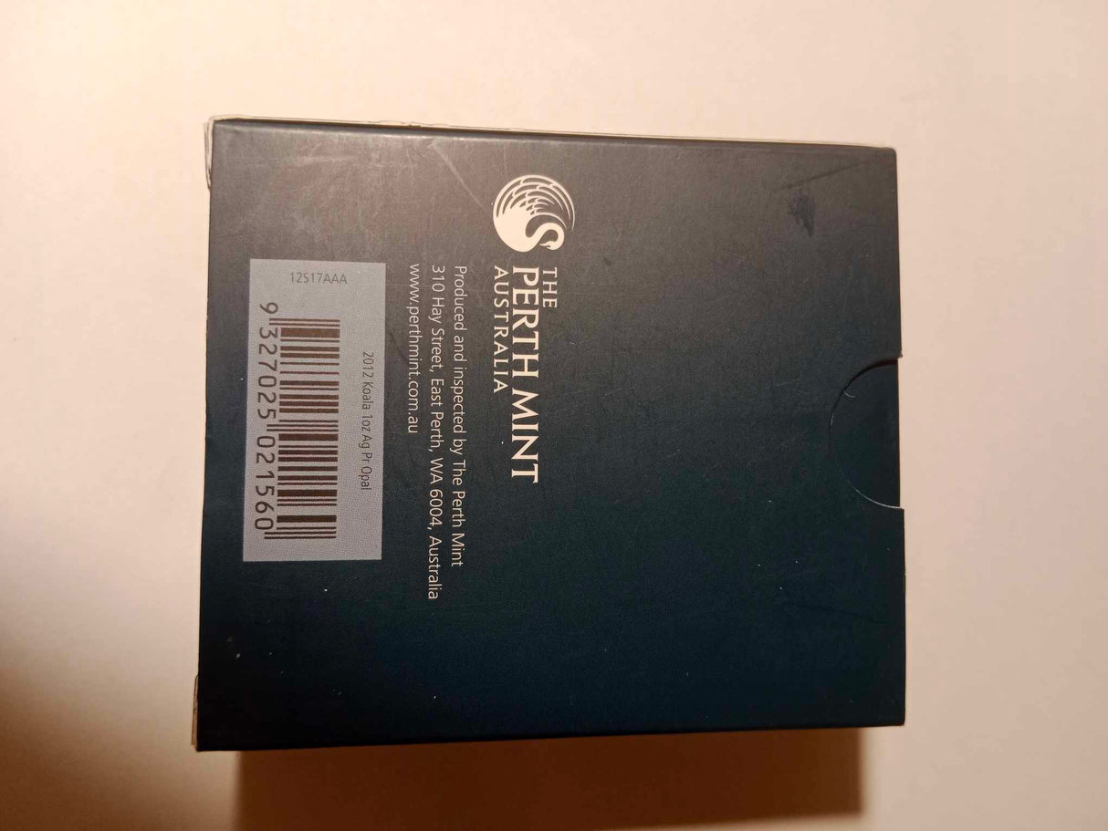 2012 $1 1oz Silver Proof Coin. Australian Opal Series. Koala.