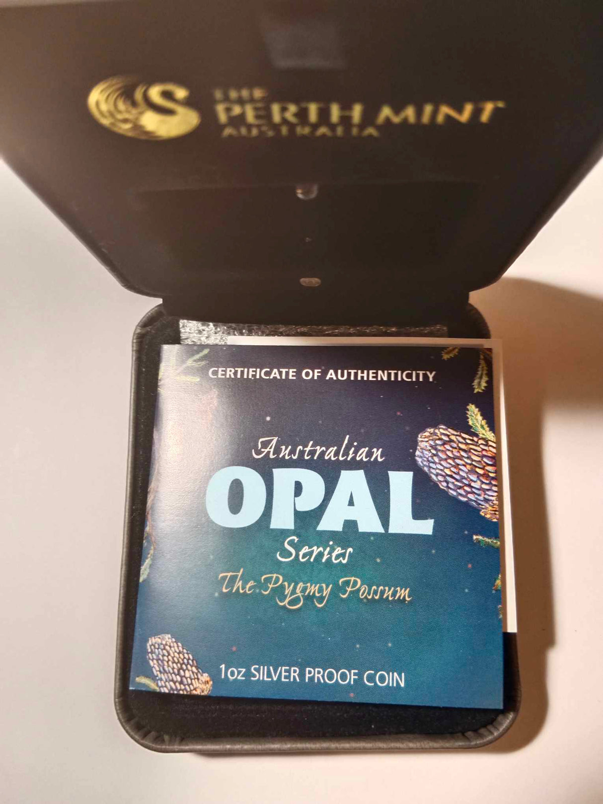 2013 $1 1oz Silver Proof Coin. Australian Opal Series. Pygmy Possum.