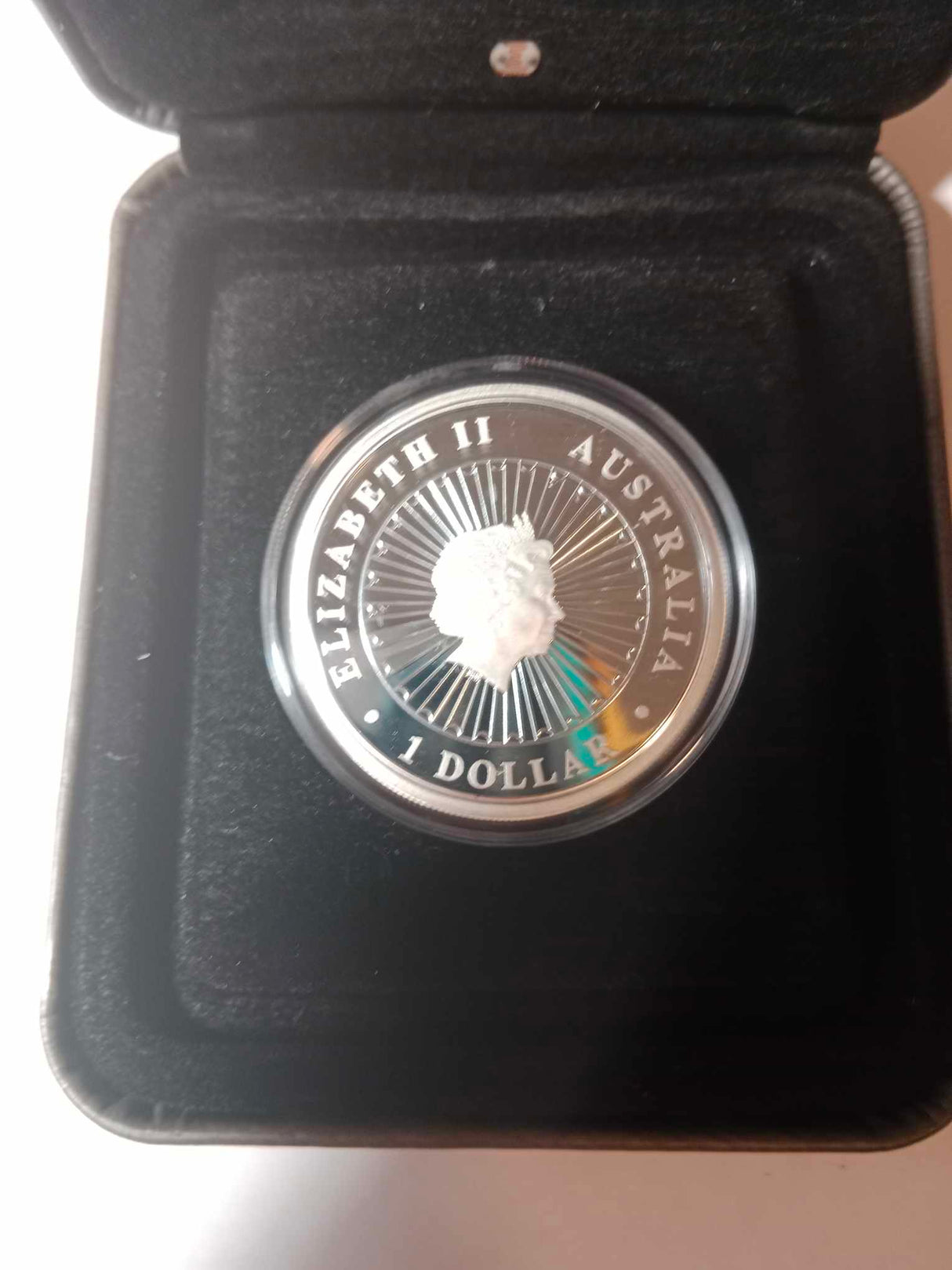 2013 $1 1oz Silver Proof Coin. Australian Opal Series. Pygmy Possum.