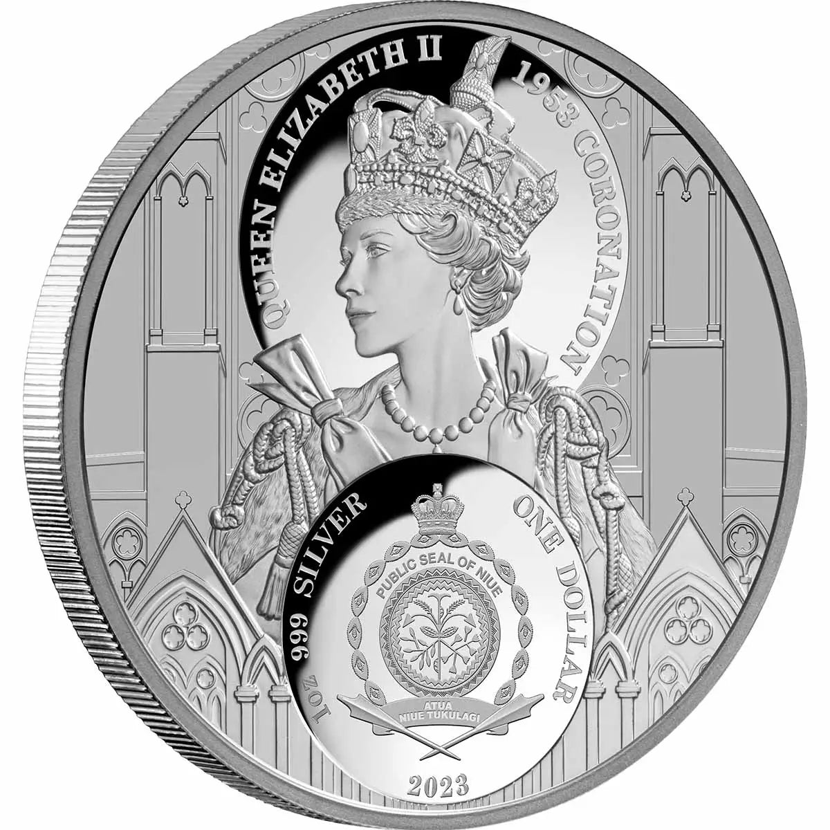 2023 $1 King Charles III Coronation 1oz Silver Proof Coin