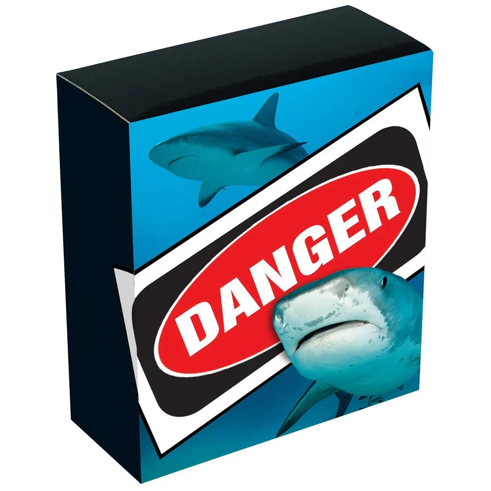2023 Deadly and Dangerous Australia’s Tiger Shark 1oz Silver Proof Coloured Coin