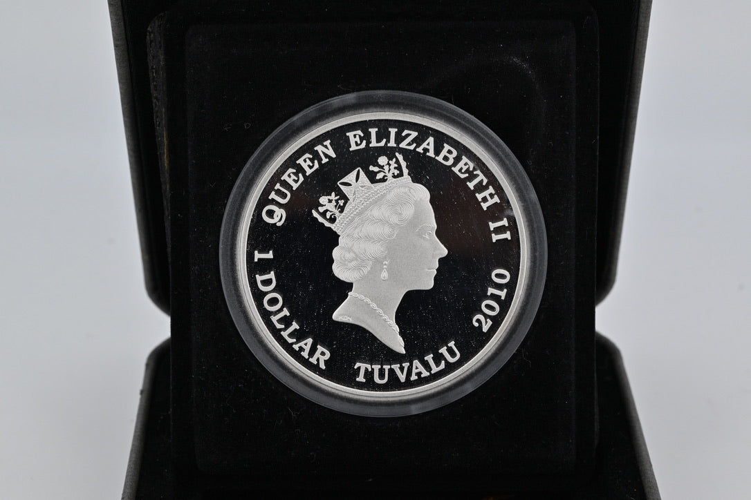 2010 $1 1oz Silver Proof Coin. Great Warriors – Roman Legionary