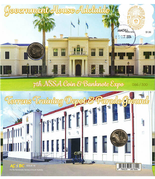 Government House Adelaide 2024 $2 PNC - Adelaide (NSSA) Coin & Banknote Expo