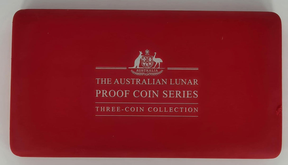 2003 Australian Lunar Silver Proof Three-Coin Set – Year of the Goat