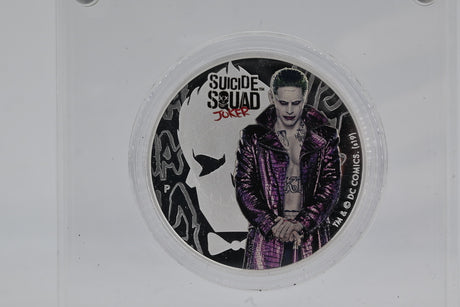 2019 $1 1oz Silver Proof Coin.  Suicide Squad – Joker