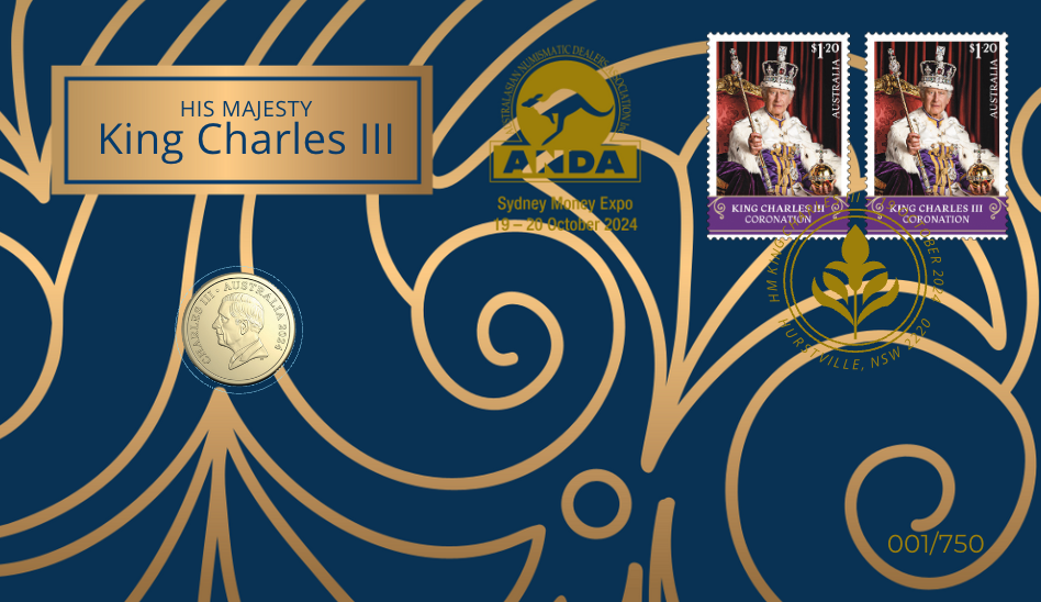 King Charles III 2024 $2 (RAM) PNC - ANDA Sydney Money Expo 2024