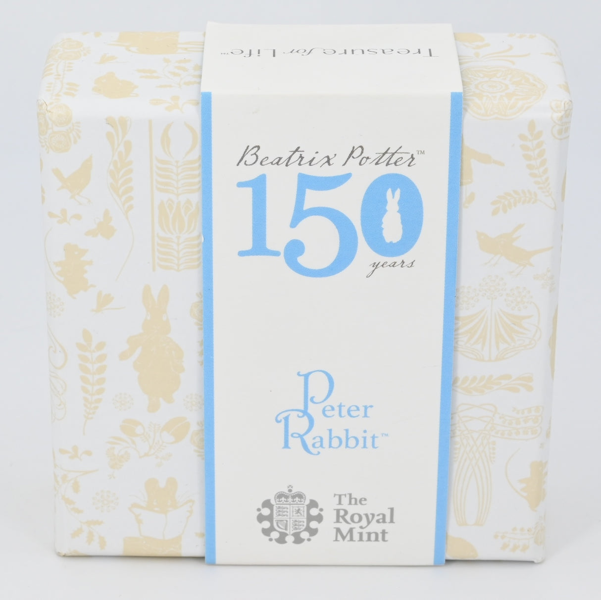 2016 50p Royal Mint. Beatrix Potter. 150th Anniversary of Peter Rabbit Silver Proof Coin.