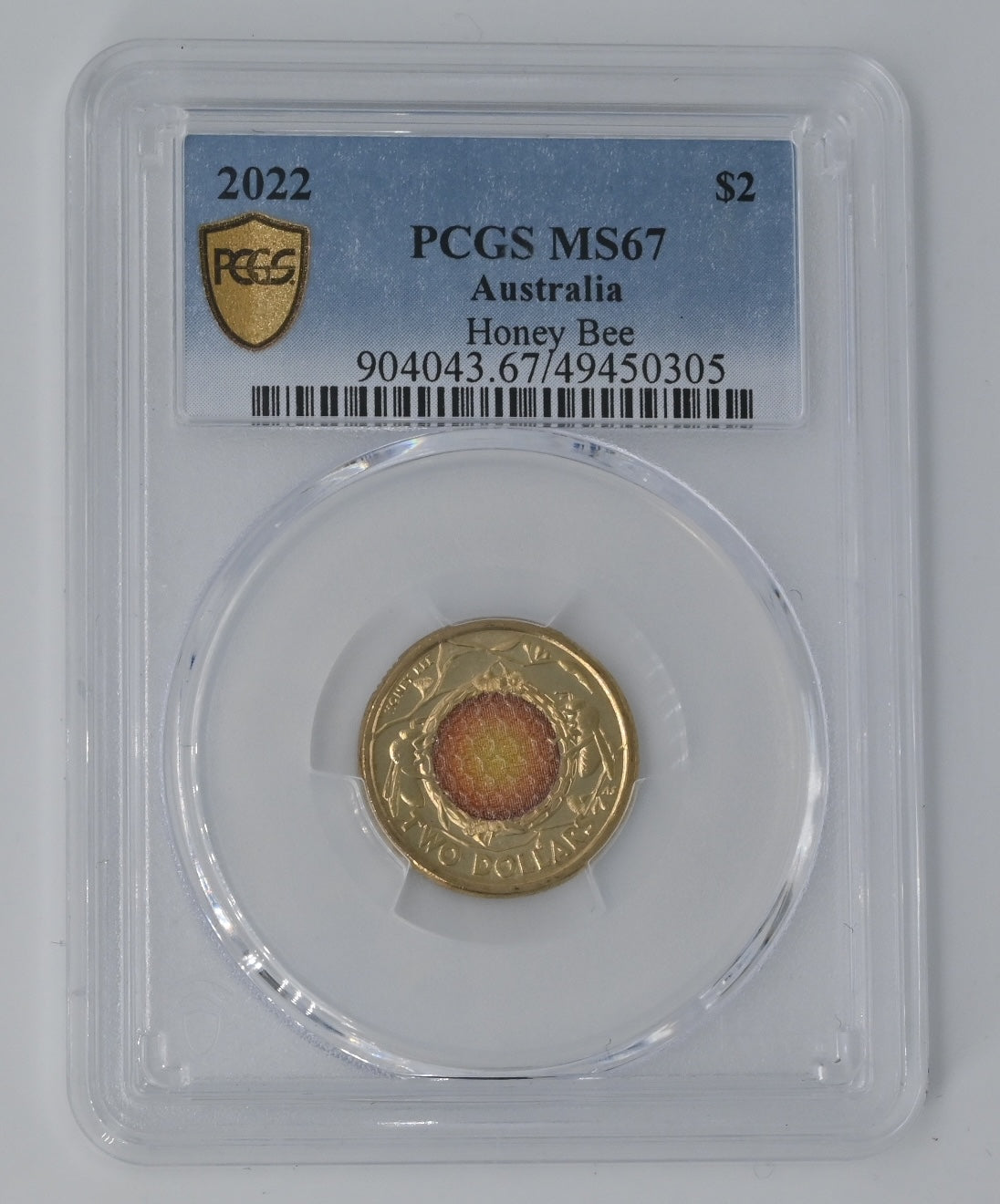 2022 $2 Honey Bee. MS67.