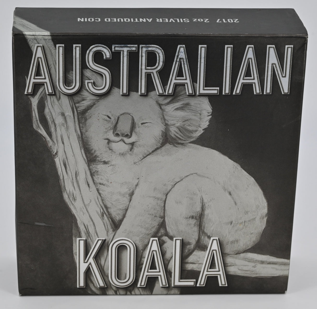 2017 $2 Australian Koala – 2oz Antiqued Silver Proof Coin.