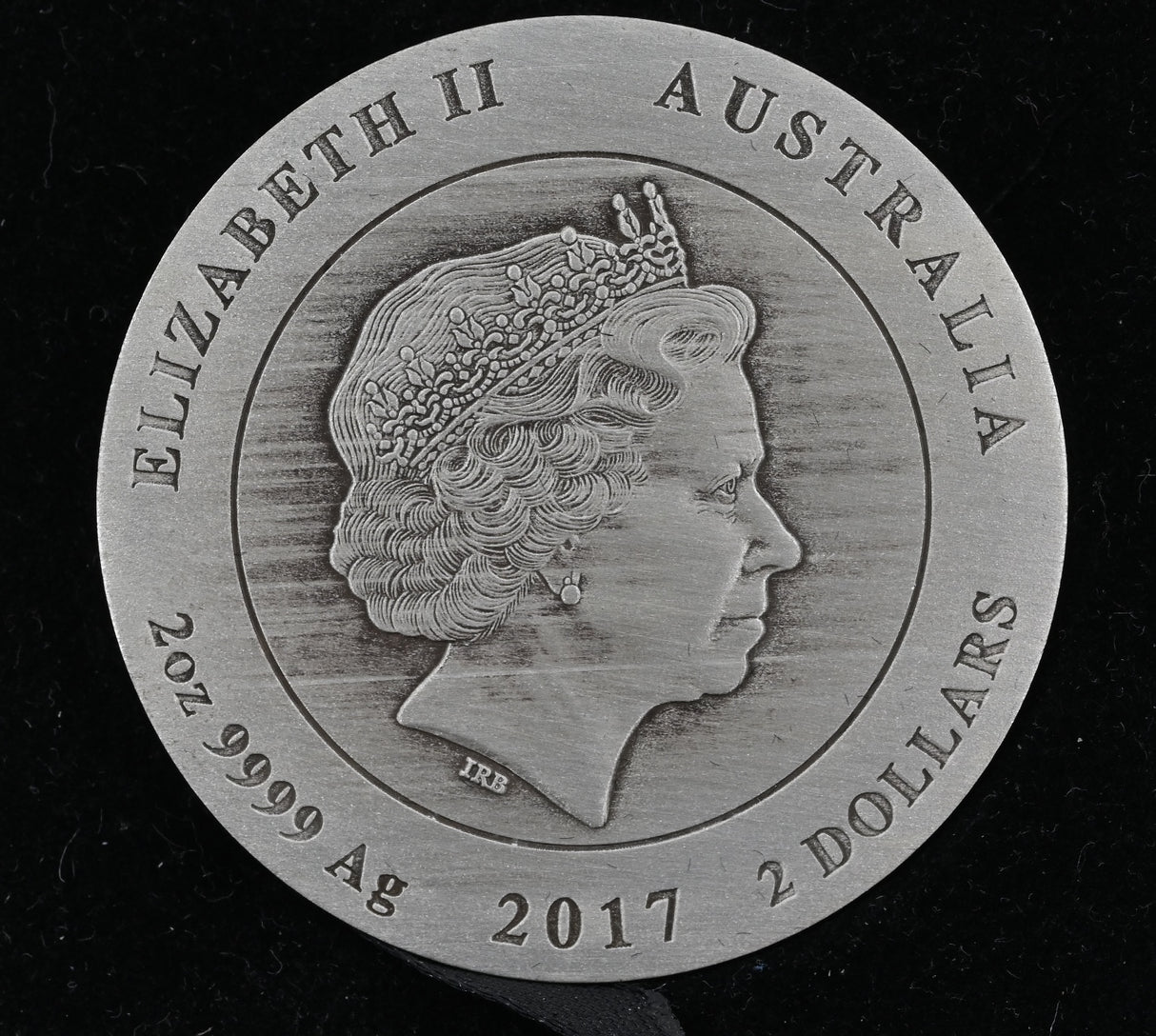2017 $2 Australian Koala – 2oz Antiqued Silver Proof Coin.