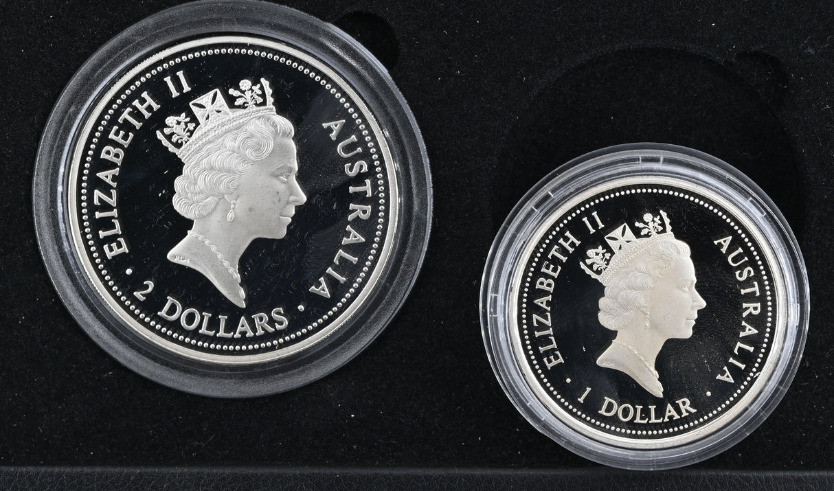 1995 Australian Kookaburra – 2oz & 1oz Proof Collection