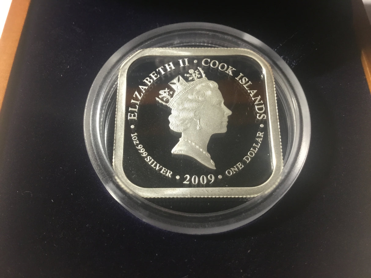 2009 $1 1oz Silver Proof Coin. Cooks’ Cottage 75th Anniversary.
