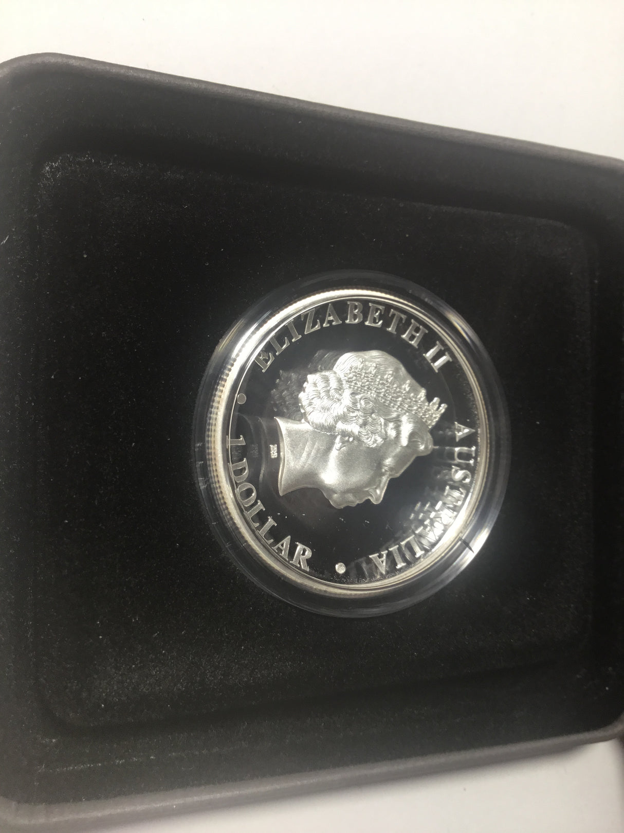 2011 $1 Australian Kangaroo. 1oz Silver Proof High Relief Coin.