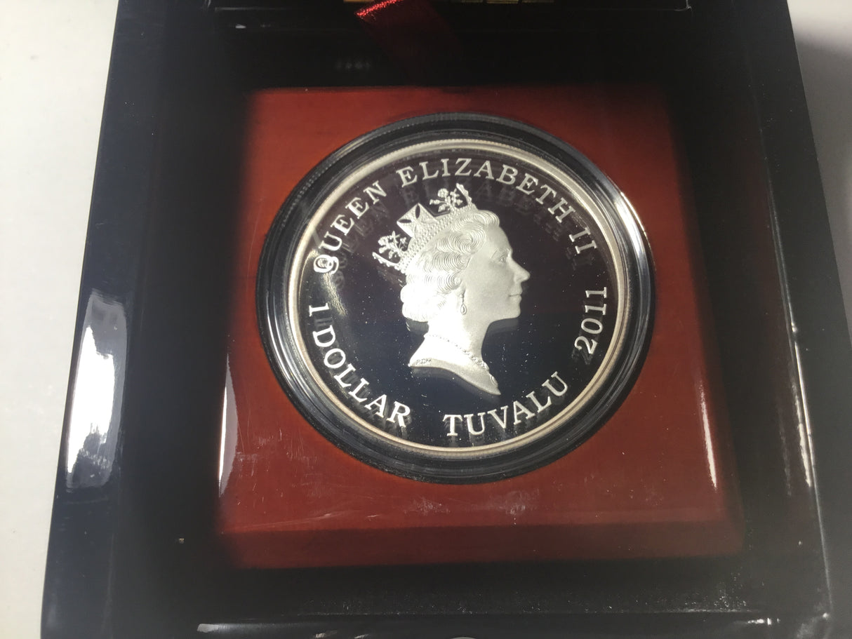 2011 $1oz Silver Proof Coin. Deadly and Dangerous Series. Australia’s Box Jellyfish.