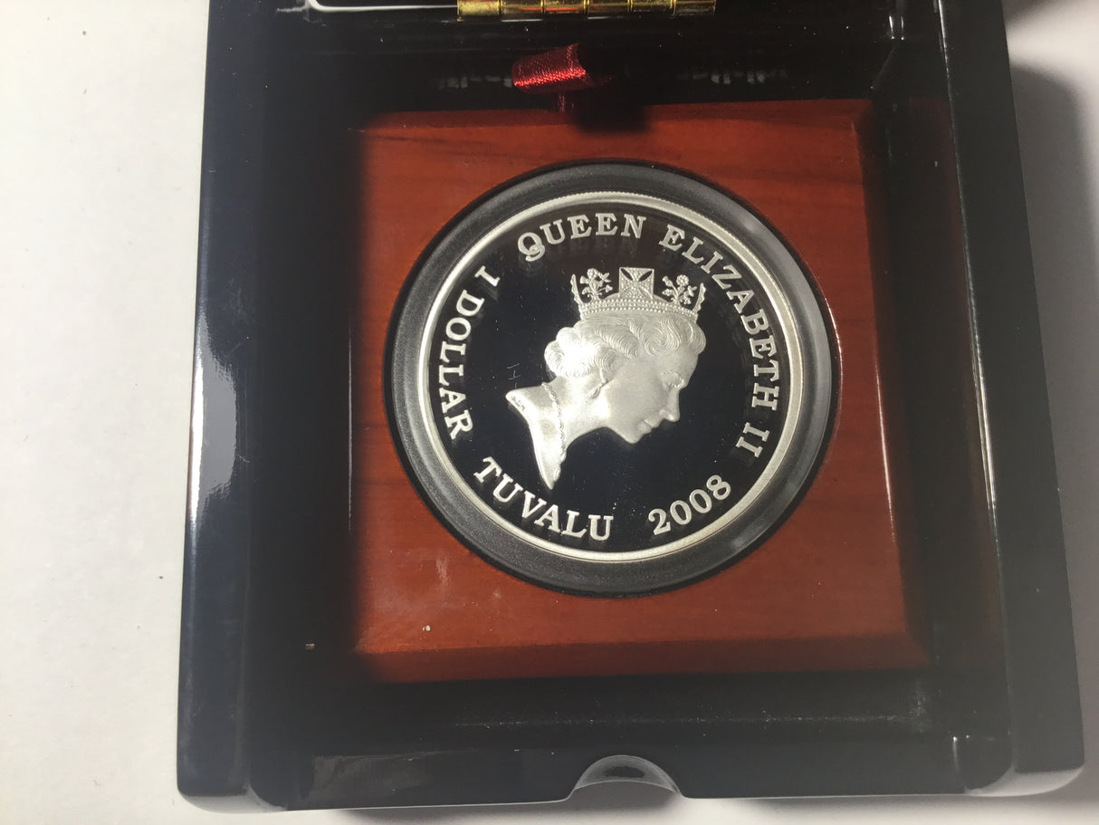 2008 $1oz Silver Proof Coin. Deadly and Dangerous Series. Australia’s Blue-Ringed Octopus
