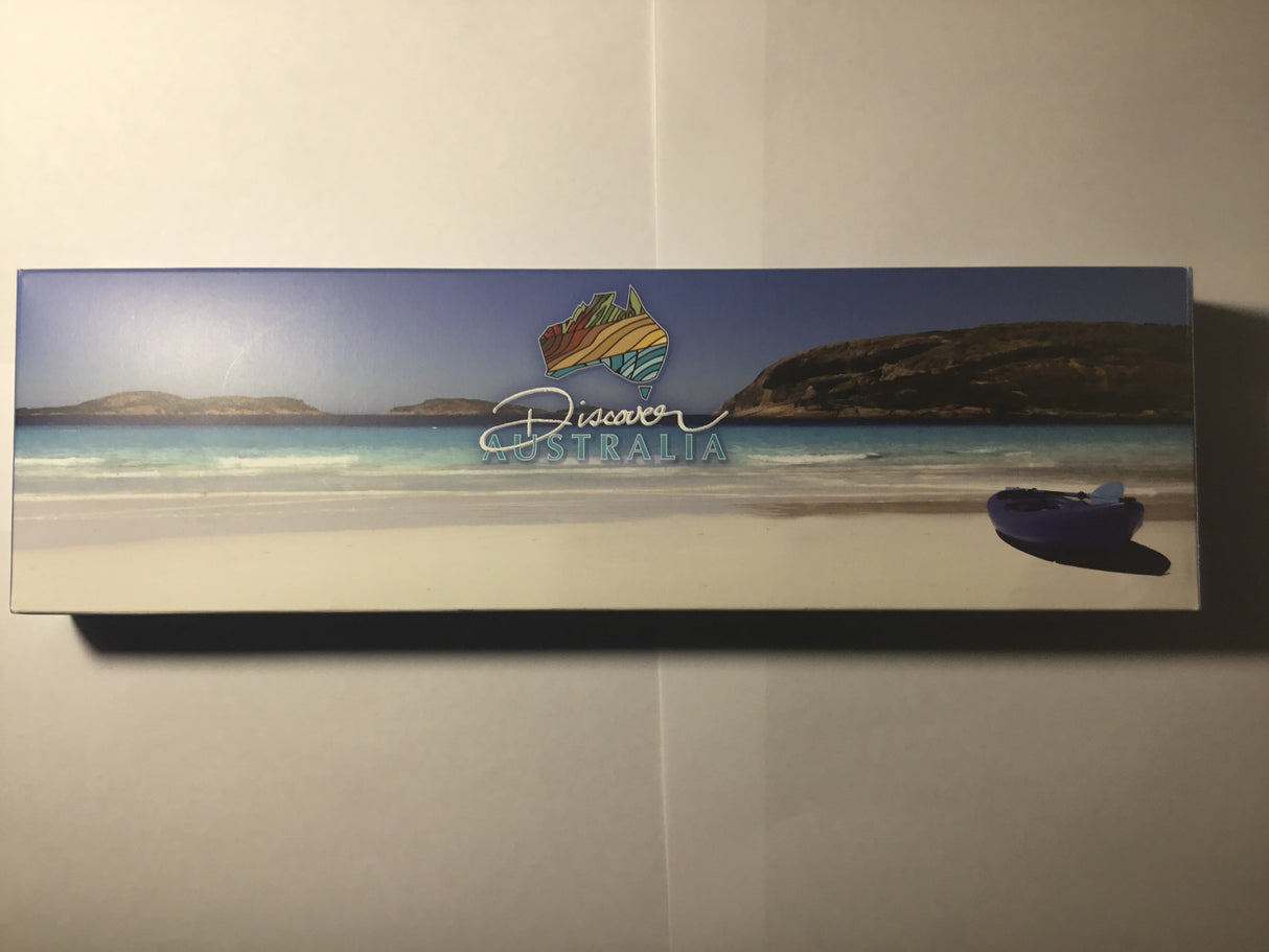 2012 Discover Australia 5 Coin Silver Set. Bellfrog, Red Kangaroo, Kookaburra, Goanna, Whale Shark.