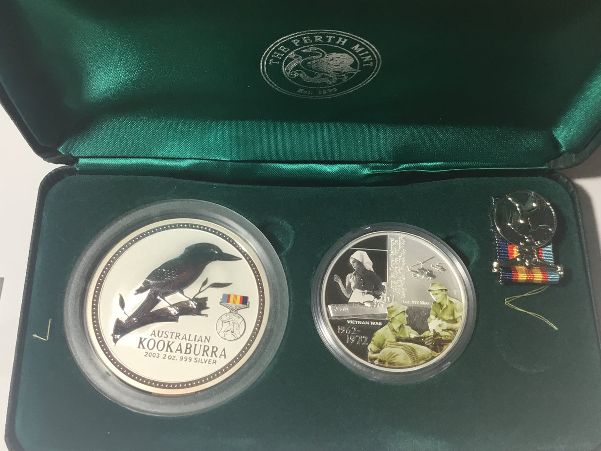 2003 Australians at War. Vietnam War 1962-1972 Coin and Medallion Tribute Series.
