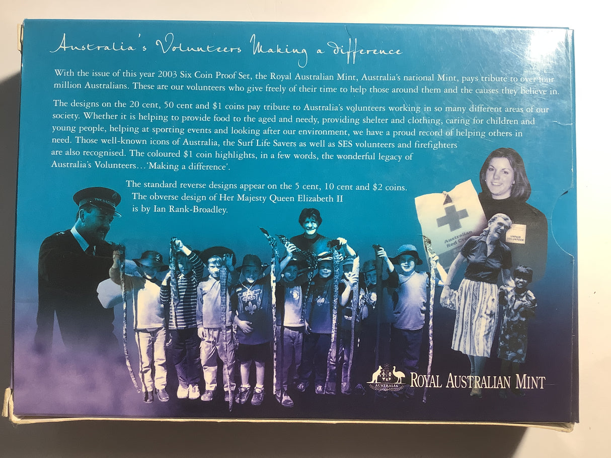 2003 Australian Proof Coin Set.