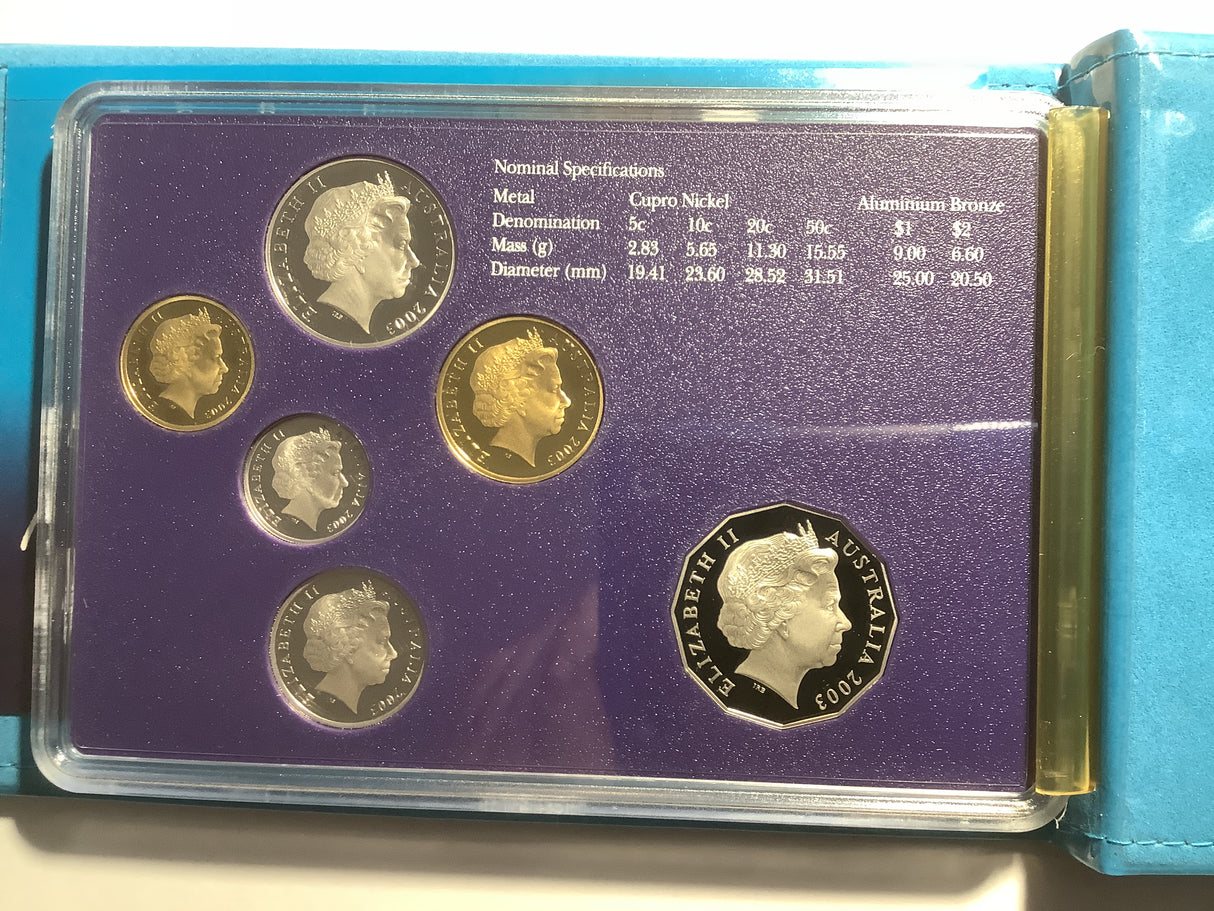 2003 Australian Proof Coin Set.