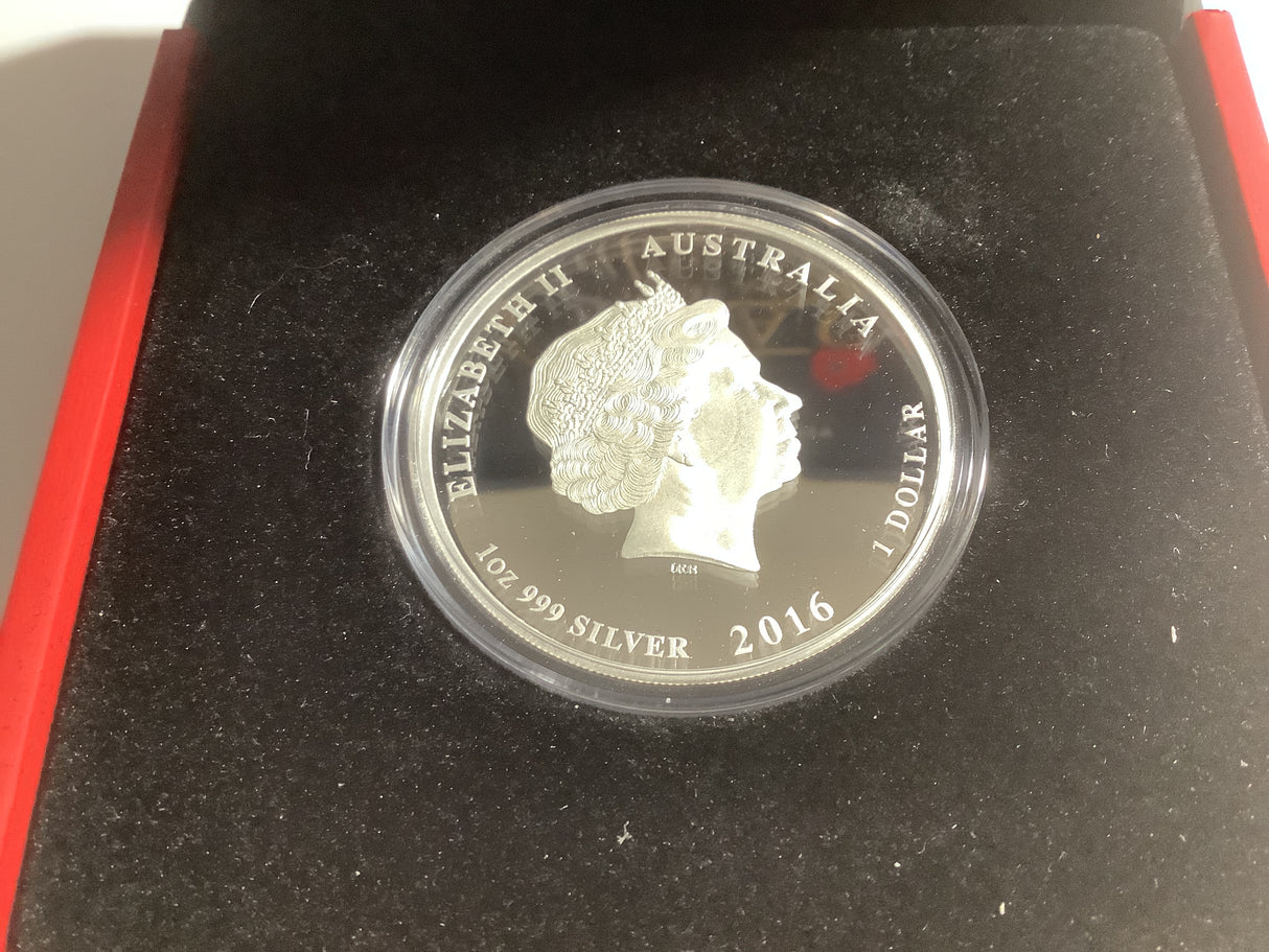 2015 $1 The Anzac Spirit 100th Anniversary Silver Proof Coin. Be Worthy Of Them.