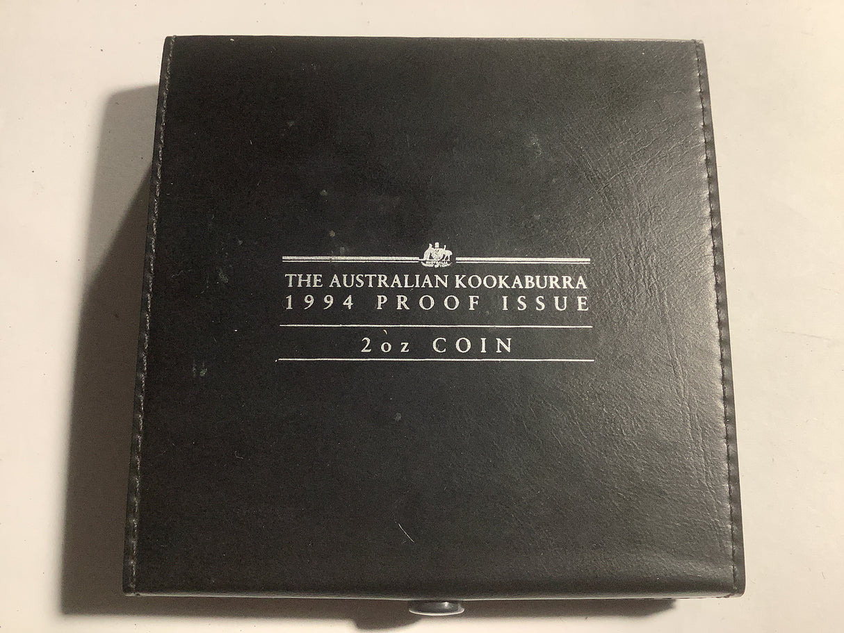 1994 $2 Kookaburra 2-ounce Silver Proof Coin. NAA International Coin Fair Melbourne Release. Edward VII Sovereign Privy Mark.