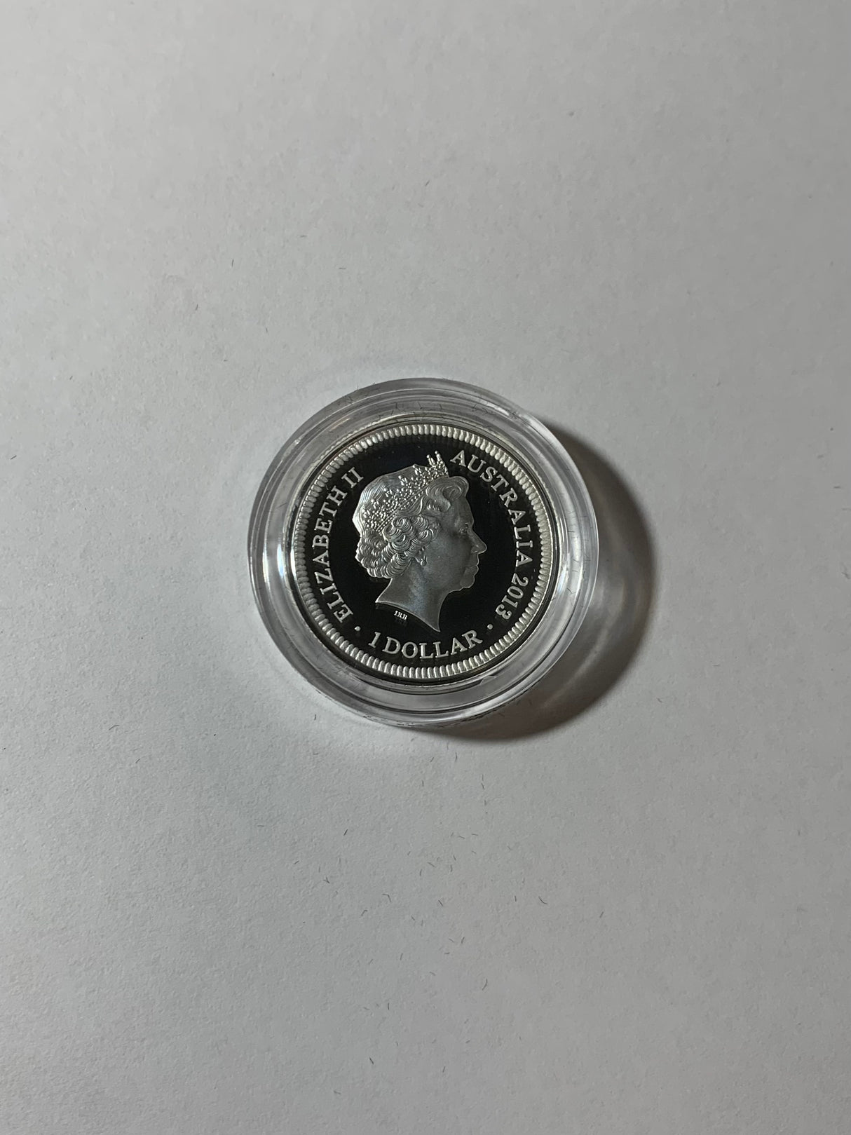 2013 $1 Silver Proof Coin. Bicentenary of the Holey Dollar and Dump.