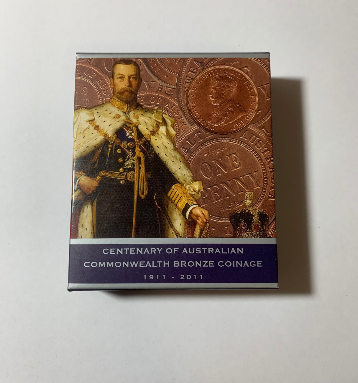 2011 $1 1oz Centenary of Australian Commonwealth Bronze Coinage Silver Proof Coin.