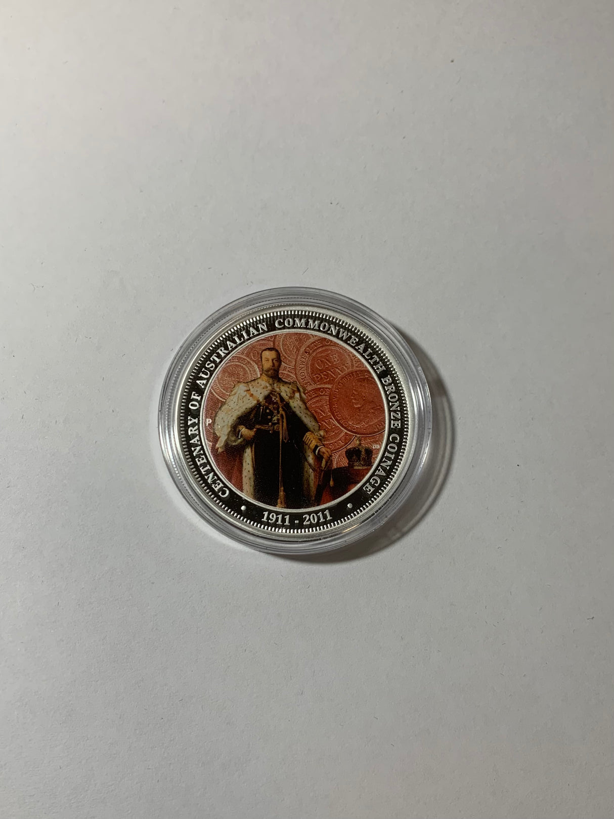 2011 $1 1oz Centenary of Australian Commonwealth Bronze Coinage Silver Proof Coin.