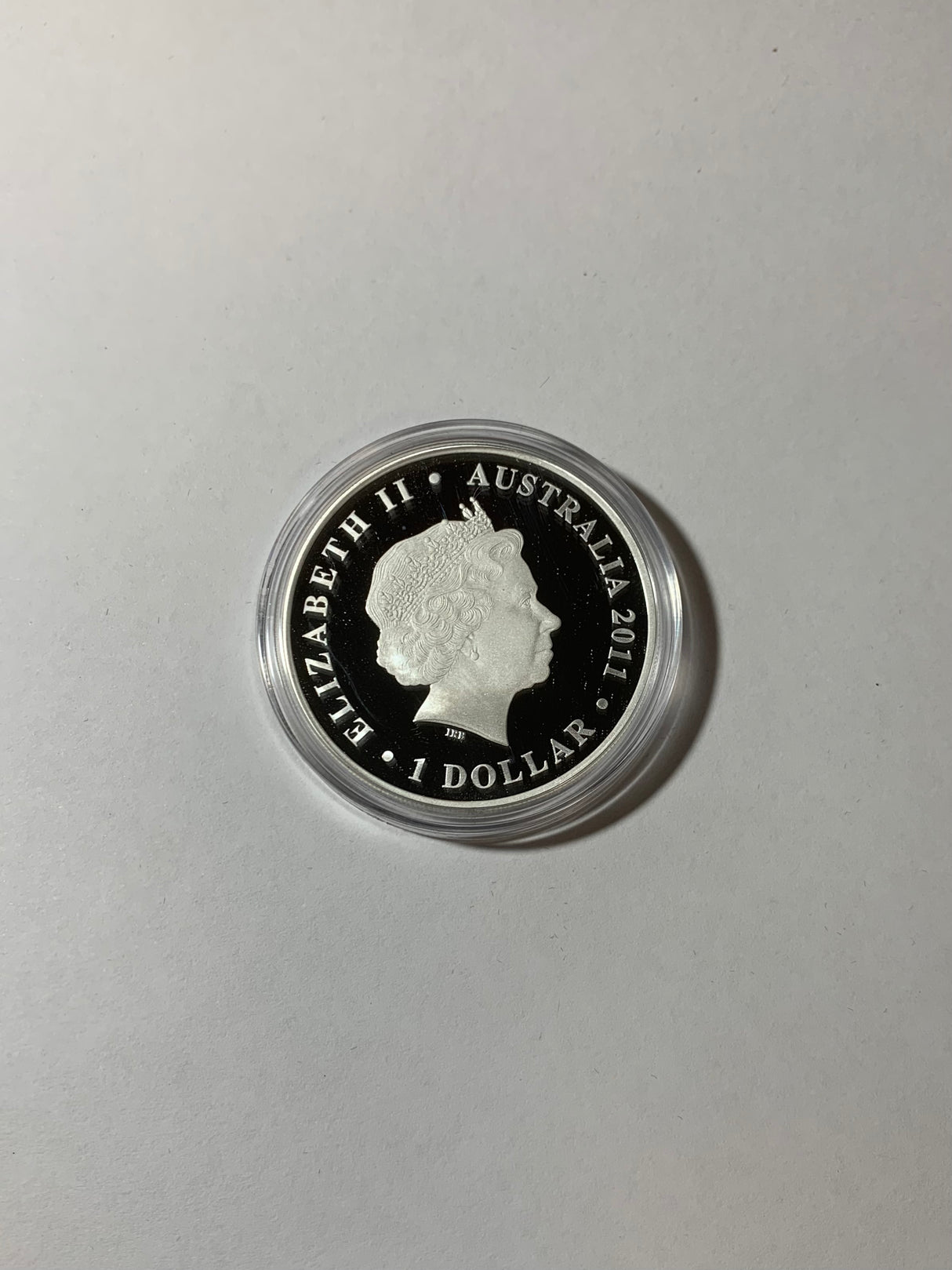 2011 $1 1oz Centenary of Australian Commonwealth Bronze Coinage Silver Proof Coin.