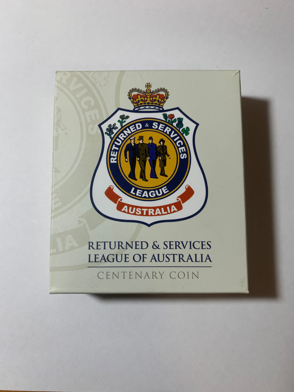 2016 $1 1oz Silver Proof Coin. Returned and Services League of Australian Centenary Coin.