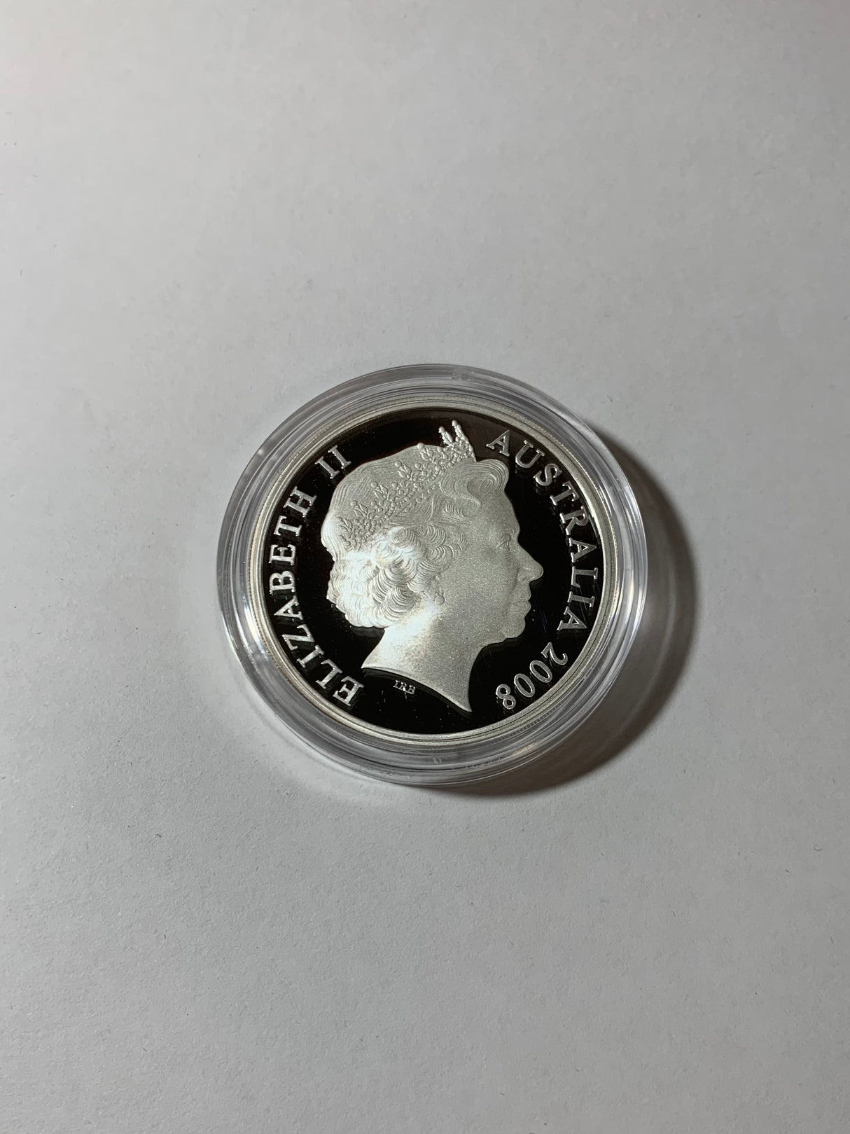 2008 $5 1oz Silver Proof Coin. Centenary of Rugby League.