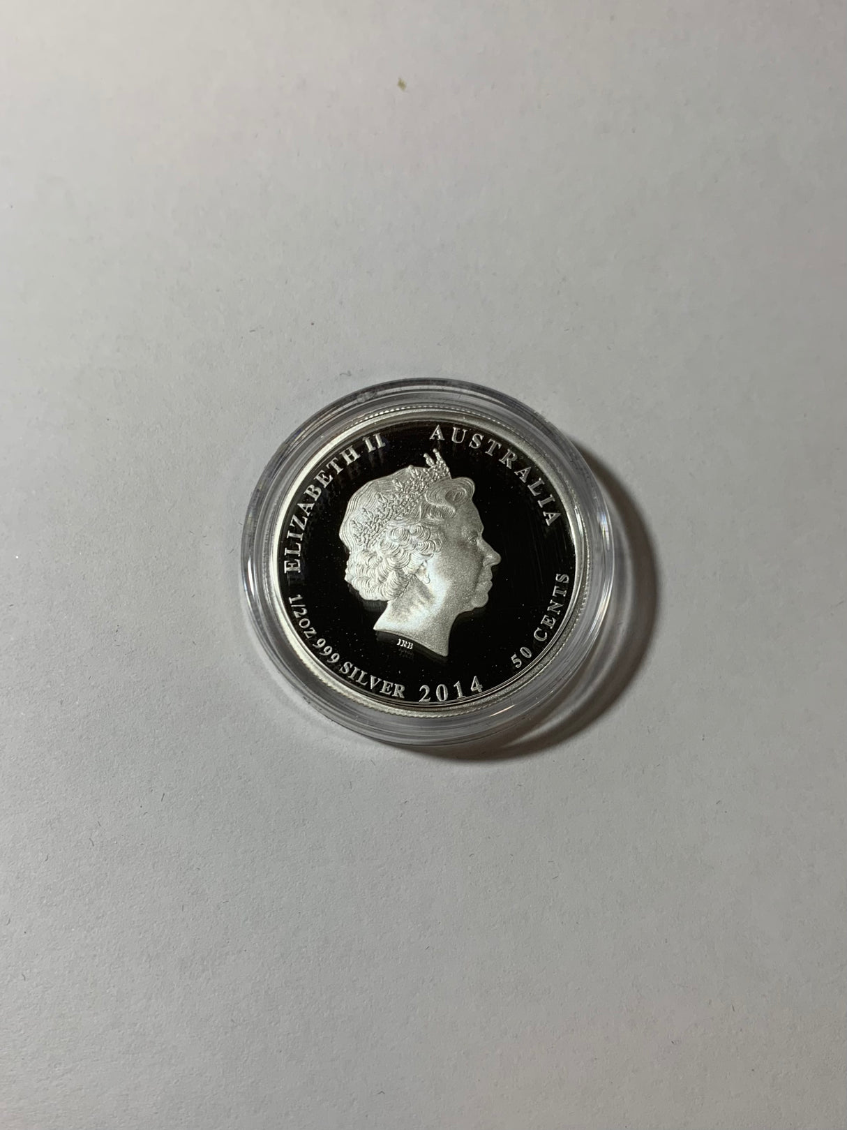 2014 50c 1/2oz Silver Proof Coloured Coin. The Anzac Spirit Coin Series. First Convoy. Albany W.A.