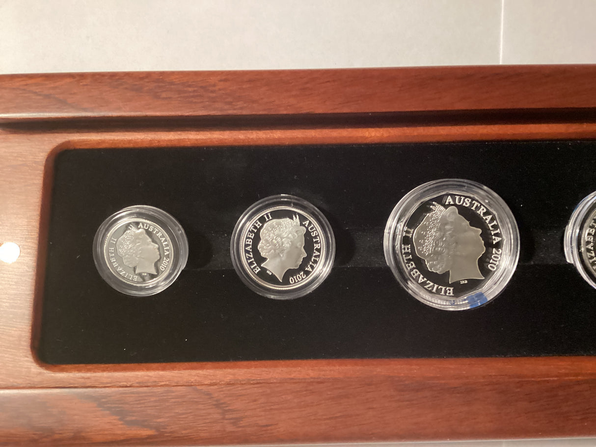 2010 Australian Fine Silver Proof Set.