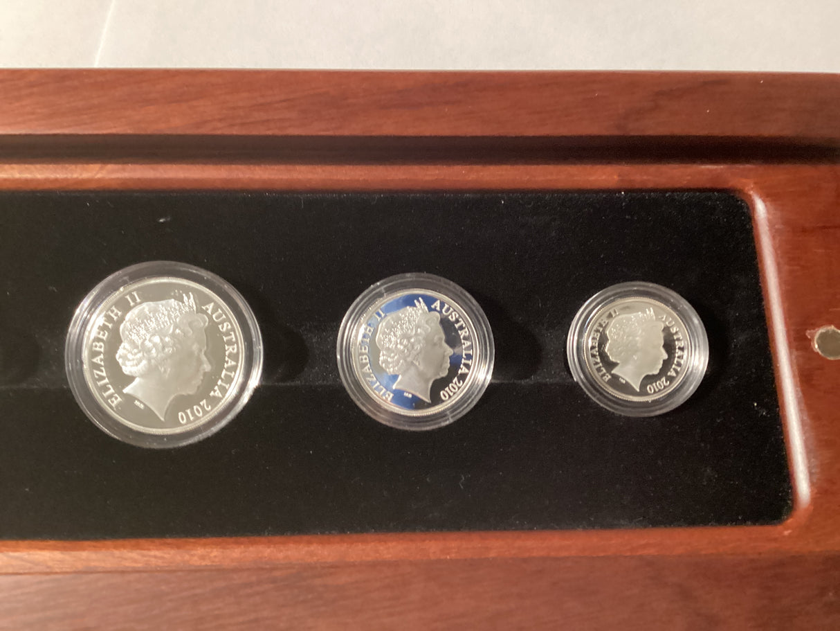 2010 Australian Fine Silver Proof Set.