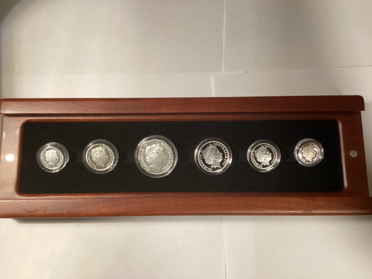 2011 Australian Fine Silver Proof Set.