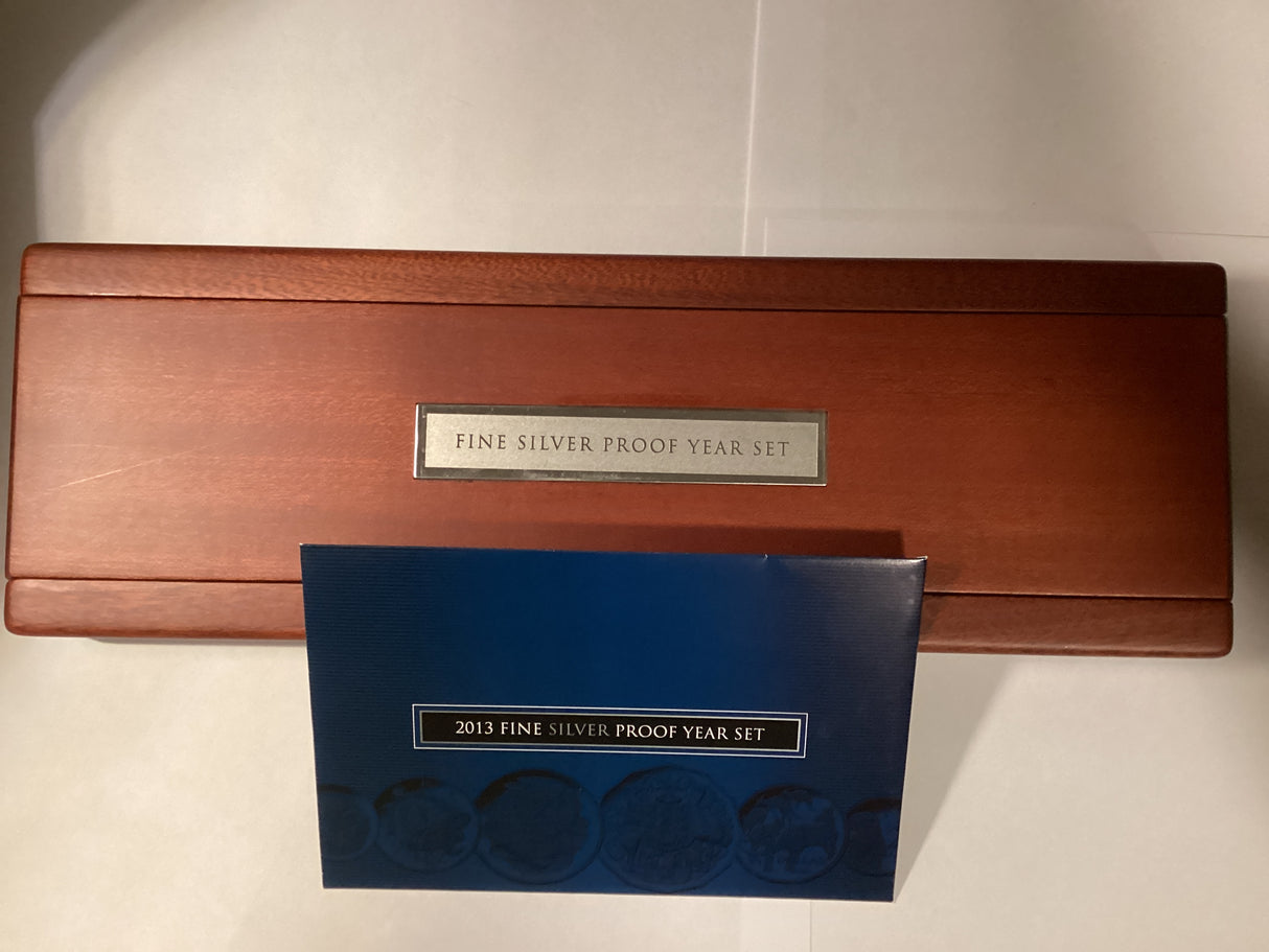 2013 Australian Fine Silver Proof Set.