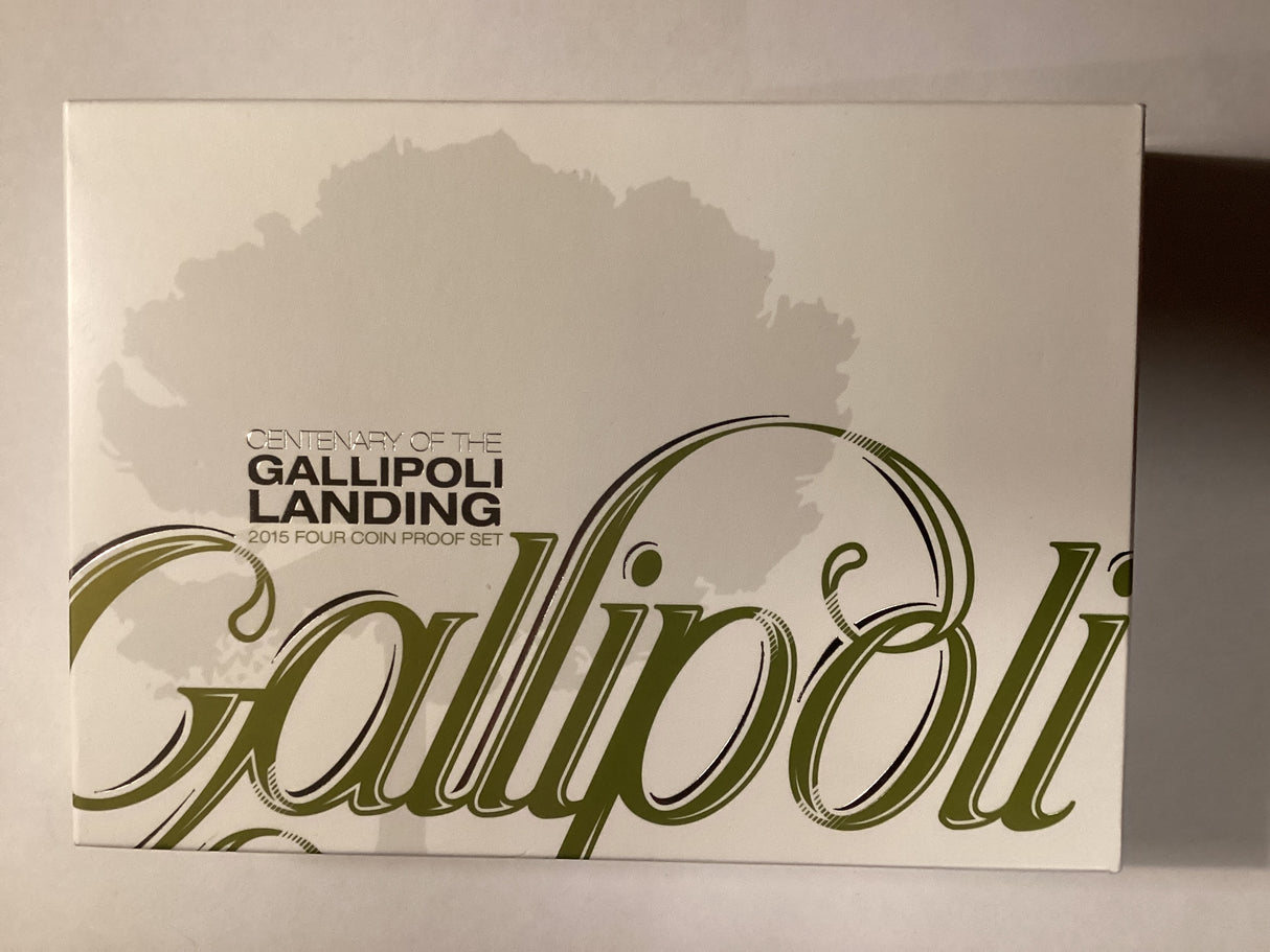 2015 Four Coin Silver Proof Set. Centenary of the Gallipoli Landing.