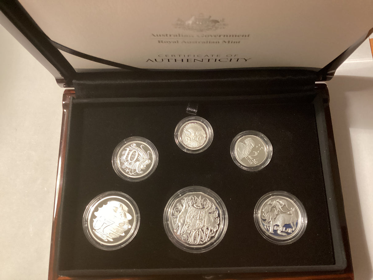2017 Australian Fine Silver Proof Year Set.