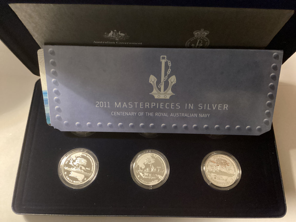 2011 Masterpieces in Silver. Centenary of the Royal Australian Navy.