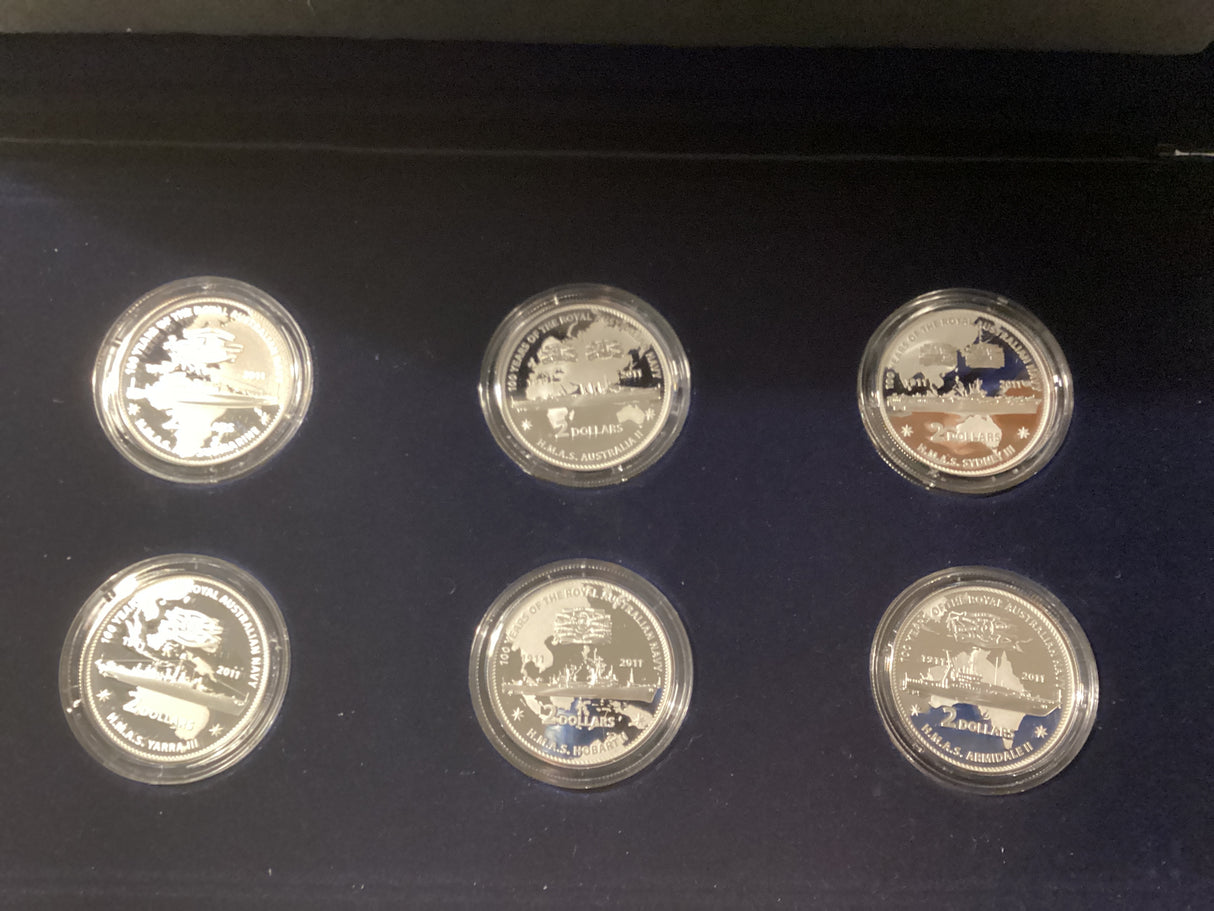 2011 Masterpieces in Silver. Centenary of the Royal Australian Navy.