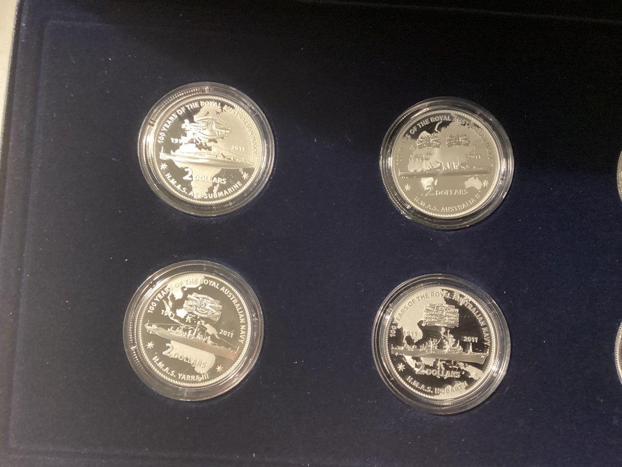 2011 Masterpieces in Silver. Centenary of the Royal Australian Navy.