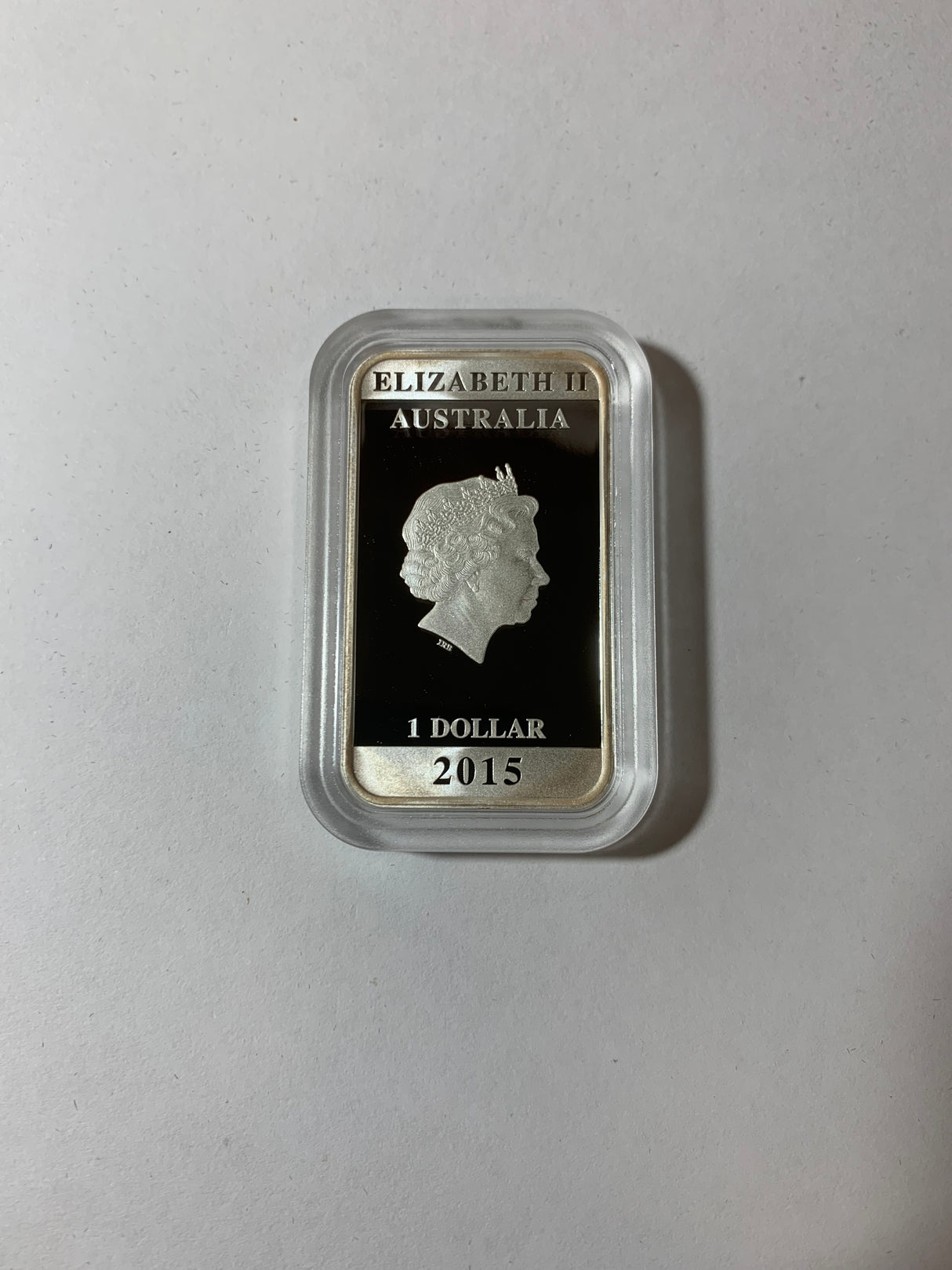 2015 $1 1oz Silver Proof Rectangular Coin. Australian Posters of World War 1. Australian Red Cross.