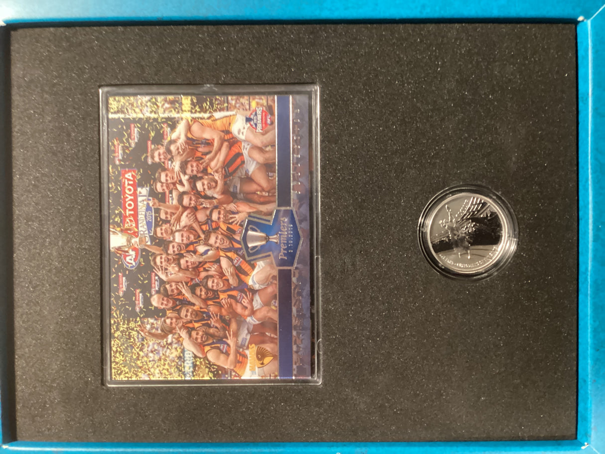 2015 Custodians of the Game. AFL. The Ultimate Collection. Fine Silver Coin, Trading Cards, Maxicard.