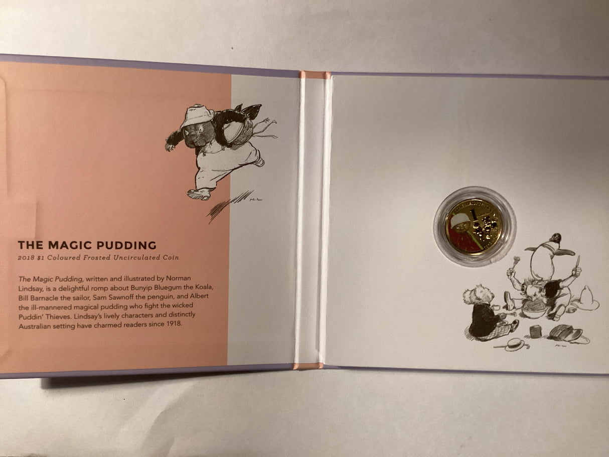 2018 Coloured Frosted Uncirculated Two Coin Set. Treasured Australian Stories. Timeless Children’s Classics.